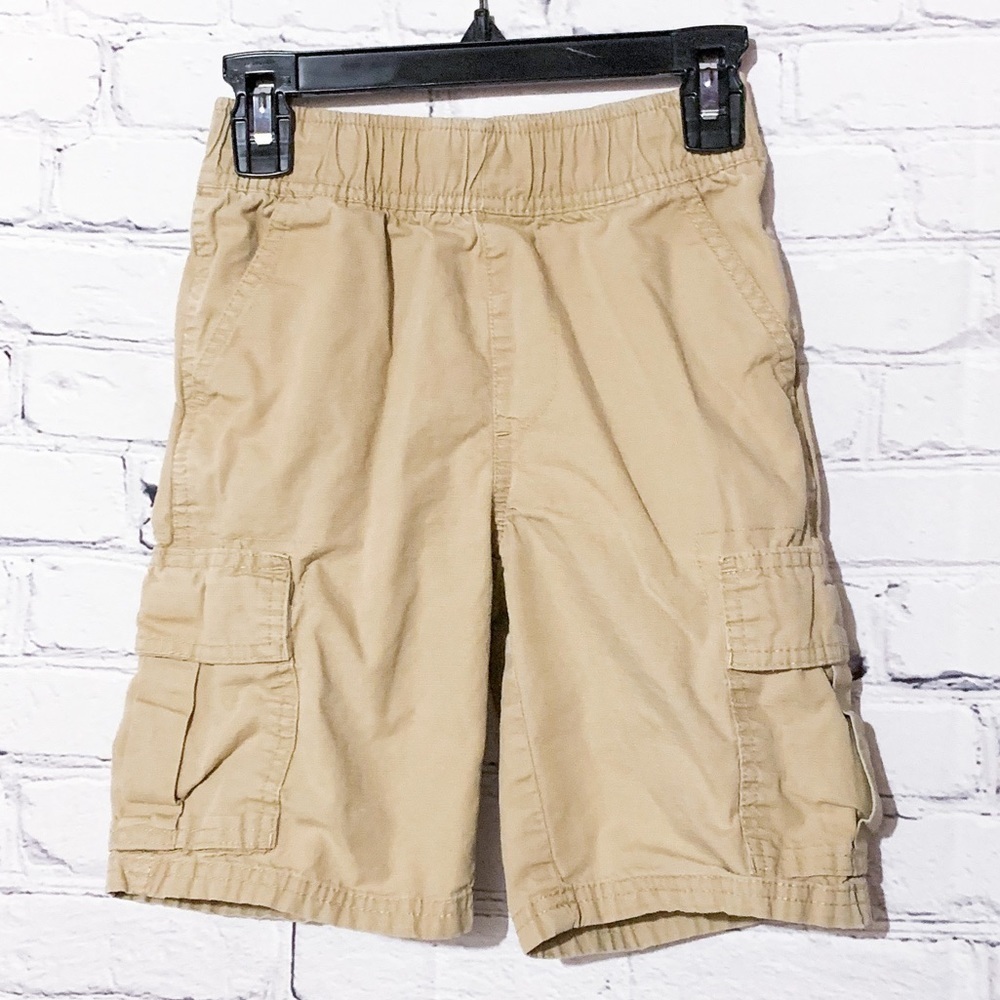 Place Boys Tan Cargo Shorts sz 7